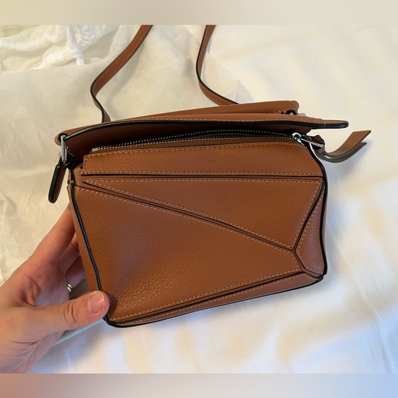 ****SOLD**** Loewe Mini Puzzle in Tan - Picture 2 of 8